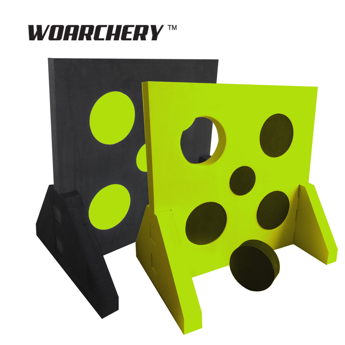 Five Spots foam Archery Targets Set 2 Sets Pack WOARCHERY